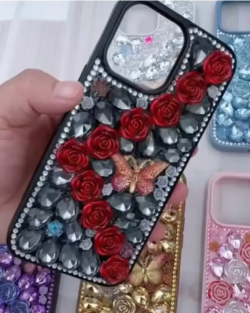 Blossom Rose Charm Phone Case